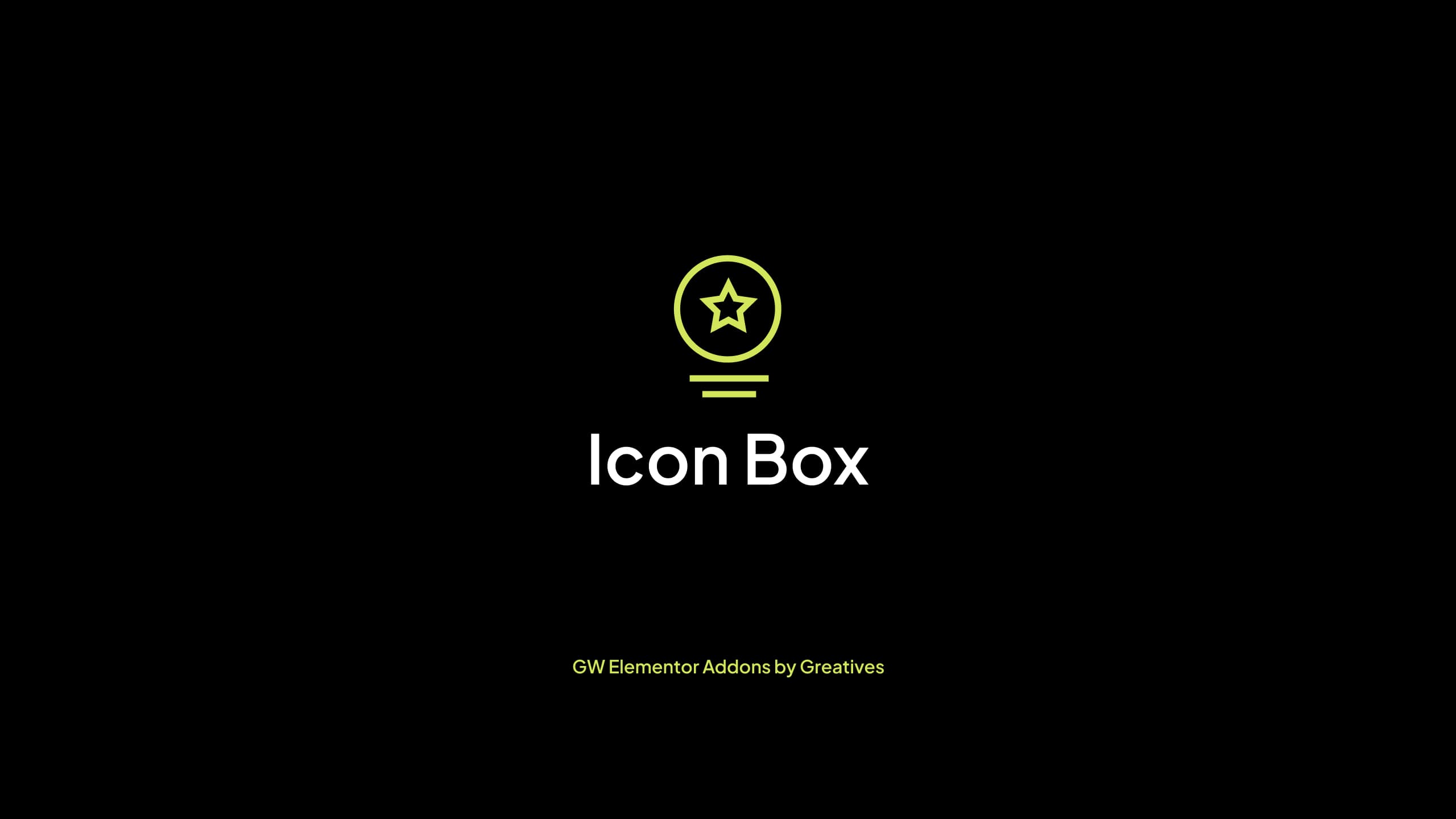 Icon Box Elementor Widget - GW Elementor Addons & Themes Documentation